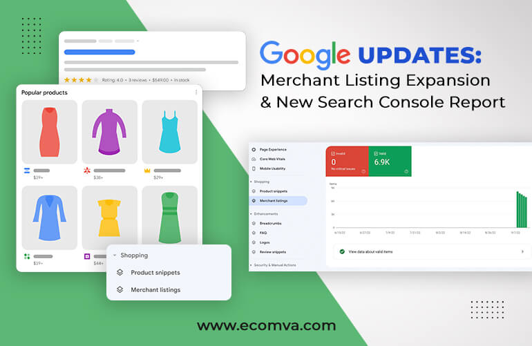 Google Updates: Merchant Listing Expansion & New Search Console Report