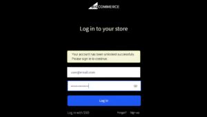 Login BigCommerce control panel