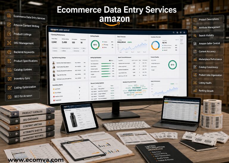 Ecommerce Data Entry Services for Stronger Amazon Listings