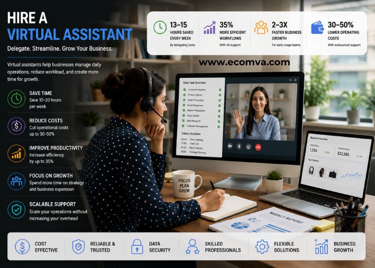 Hire a Virtual Assistant: 8 Ways to Scale Business Faster in 2026