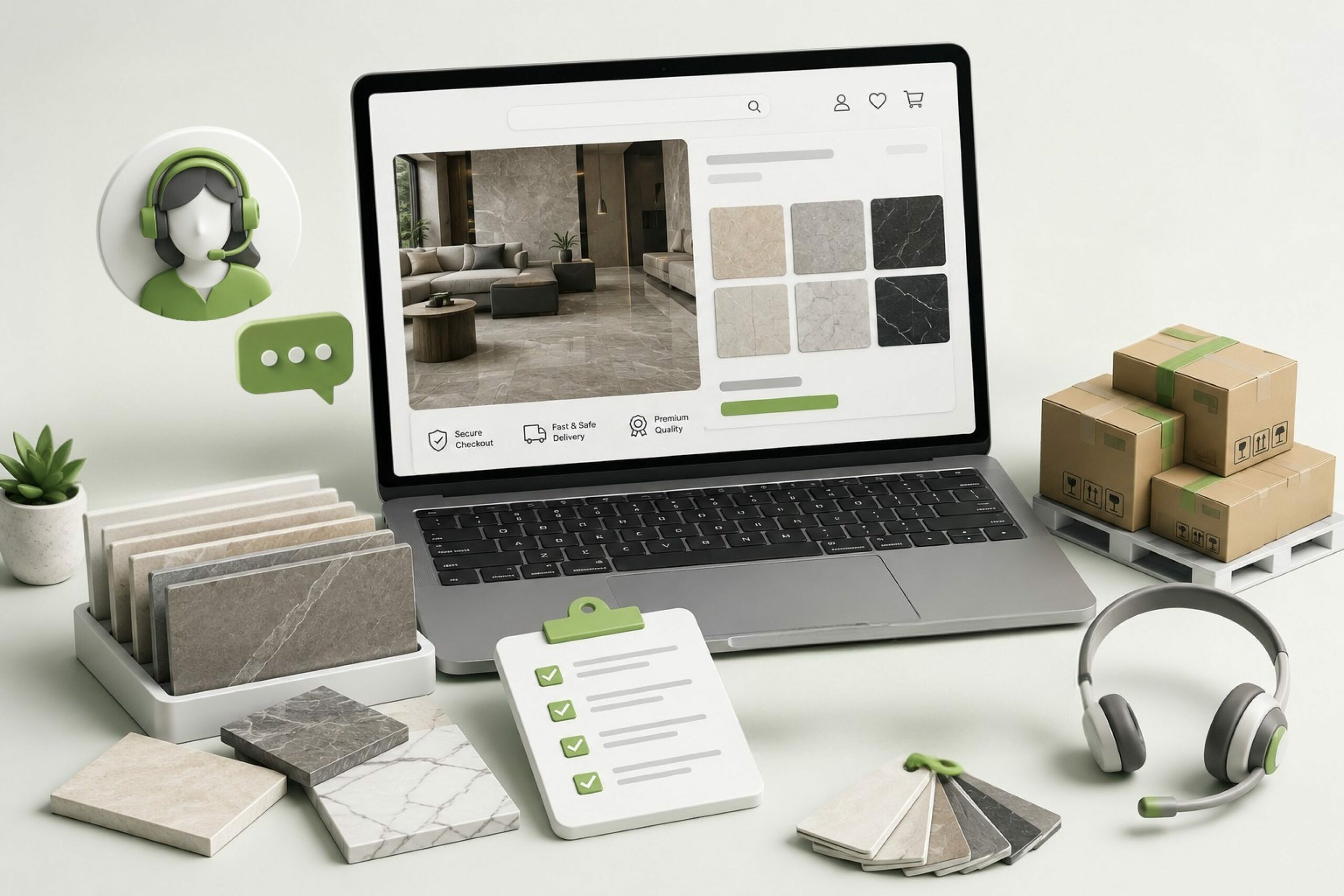 How a Tile E-Commerce Virtual Assistant Helps Scale Your Business