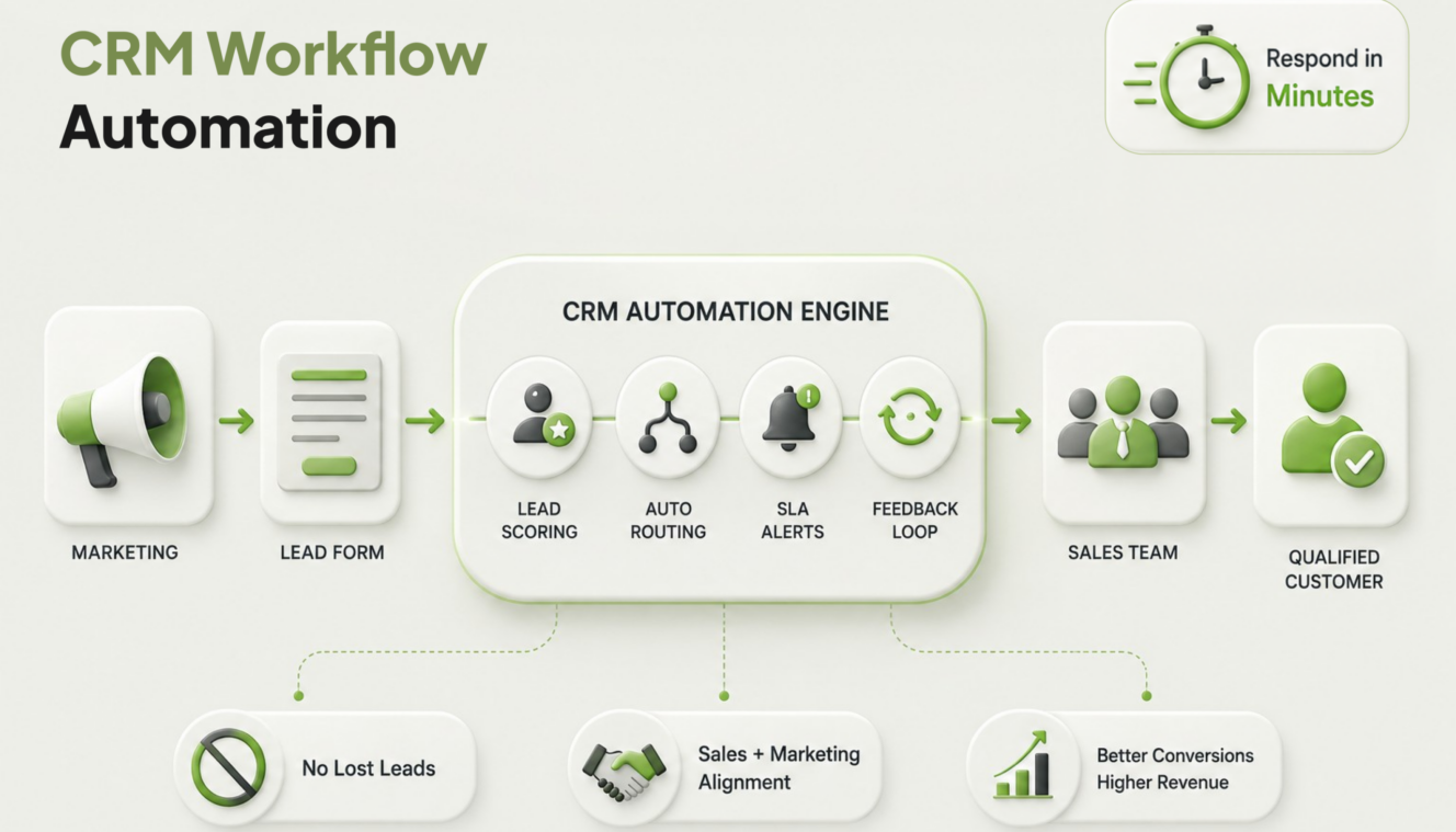 CRM Workflow Automation: How to Connect Sales and Marketing Without Losing Leads