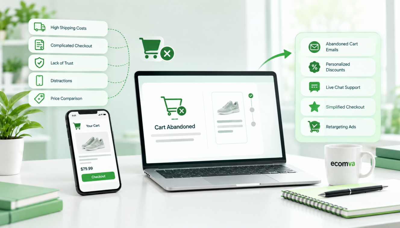 Reduce Ecommerce Cart Abandonment: Why Shoppers Leave and How to Recover Lost Sales