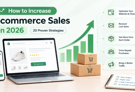 How to Increase Ecommerce Sales in 2026: 20 Proven Strategies